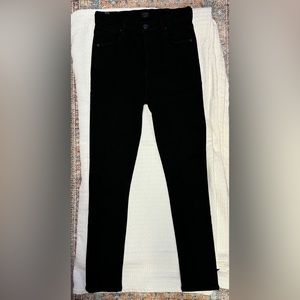 Citizens of Humanity Carlie Crop High Rise Skinny in Black- Size 29
